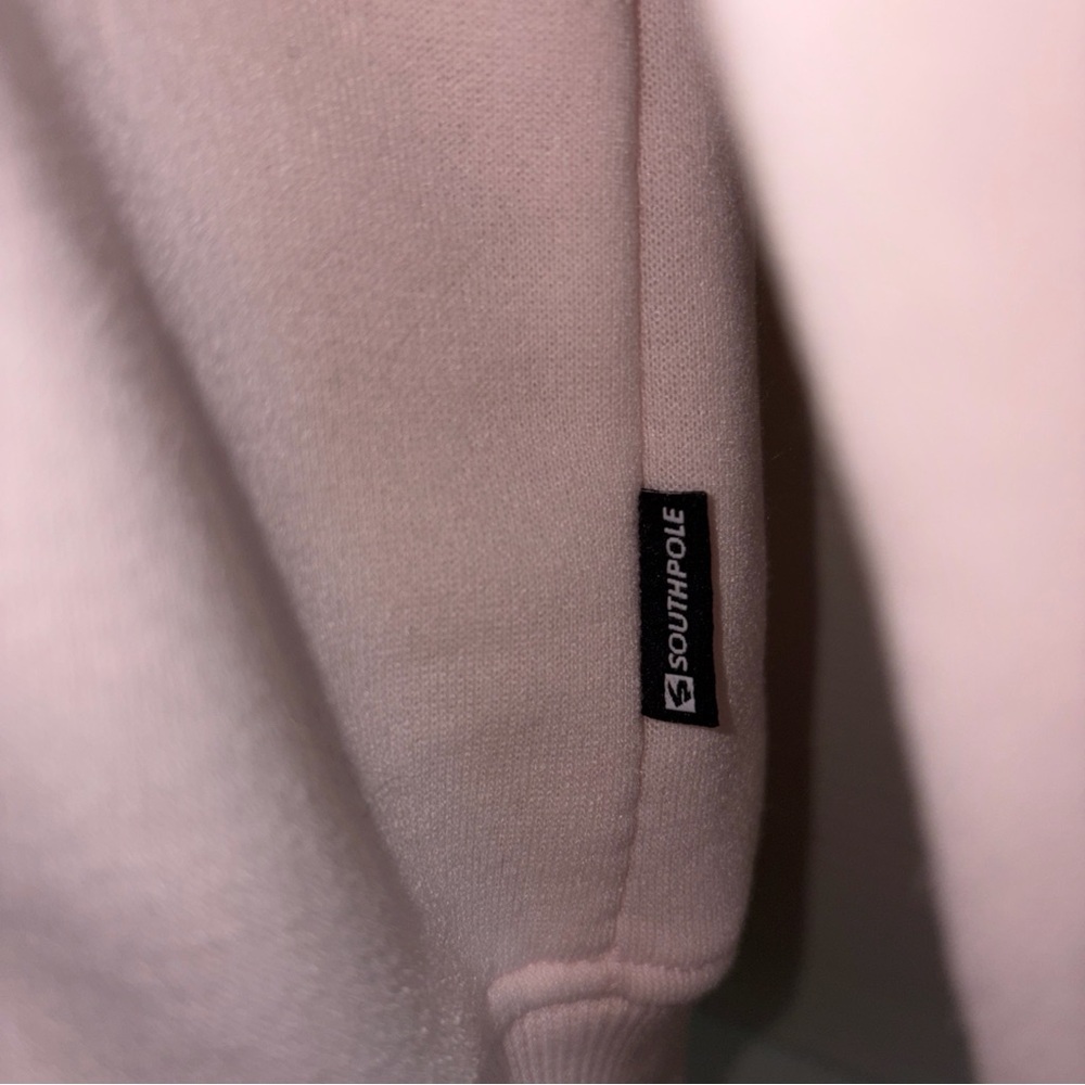 NTW Southpole Legacy Pink Zippered Faux Fur Trimmed Hoodie MED - Picture 5 of 9